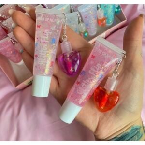 Dudak Parlatıcısı 2 Adet Lip Gloss Lip Balm Lip Oil Shiny Glitter