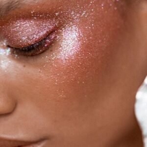 Simli Pembe Jel Glitter -glitter Far - Pink - Vücut Simi - Nail Glitter - Epoksi Glitter