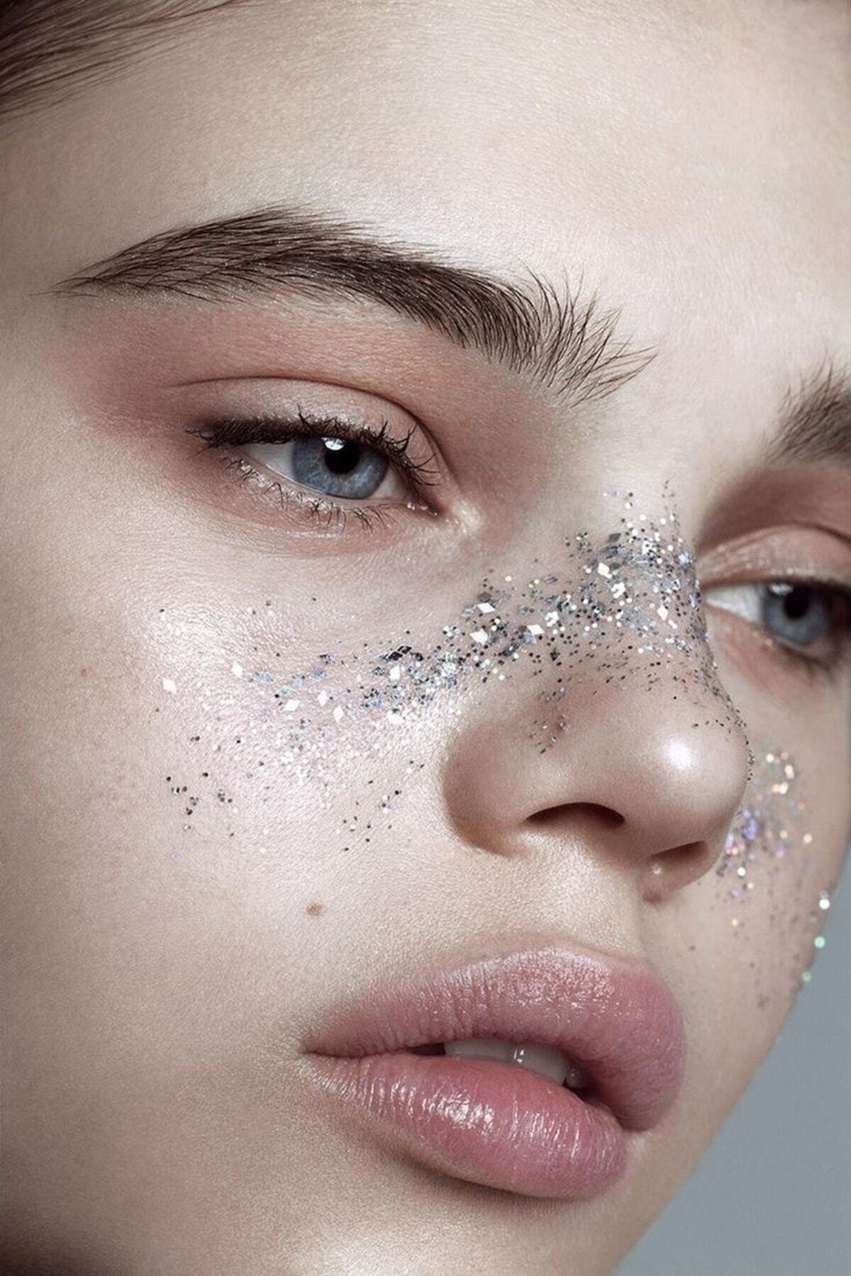 Metalik Simli Jel Glitter Göz Farı Vücut Simi - Glitter Göz Farı