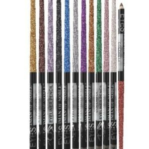 Mor Renk Simli Glitter Kalem