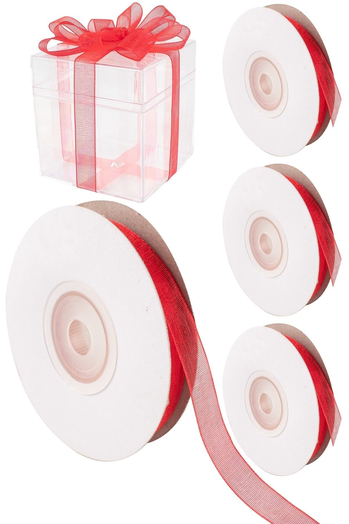 Organze Tül Kurdela 1 Cm 25 Metre 4 Adet