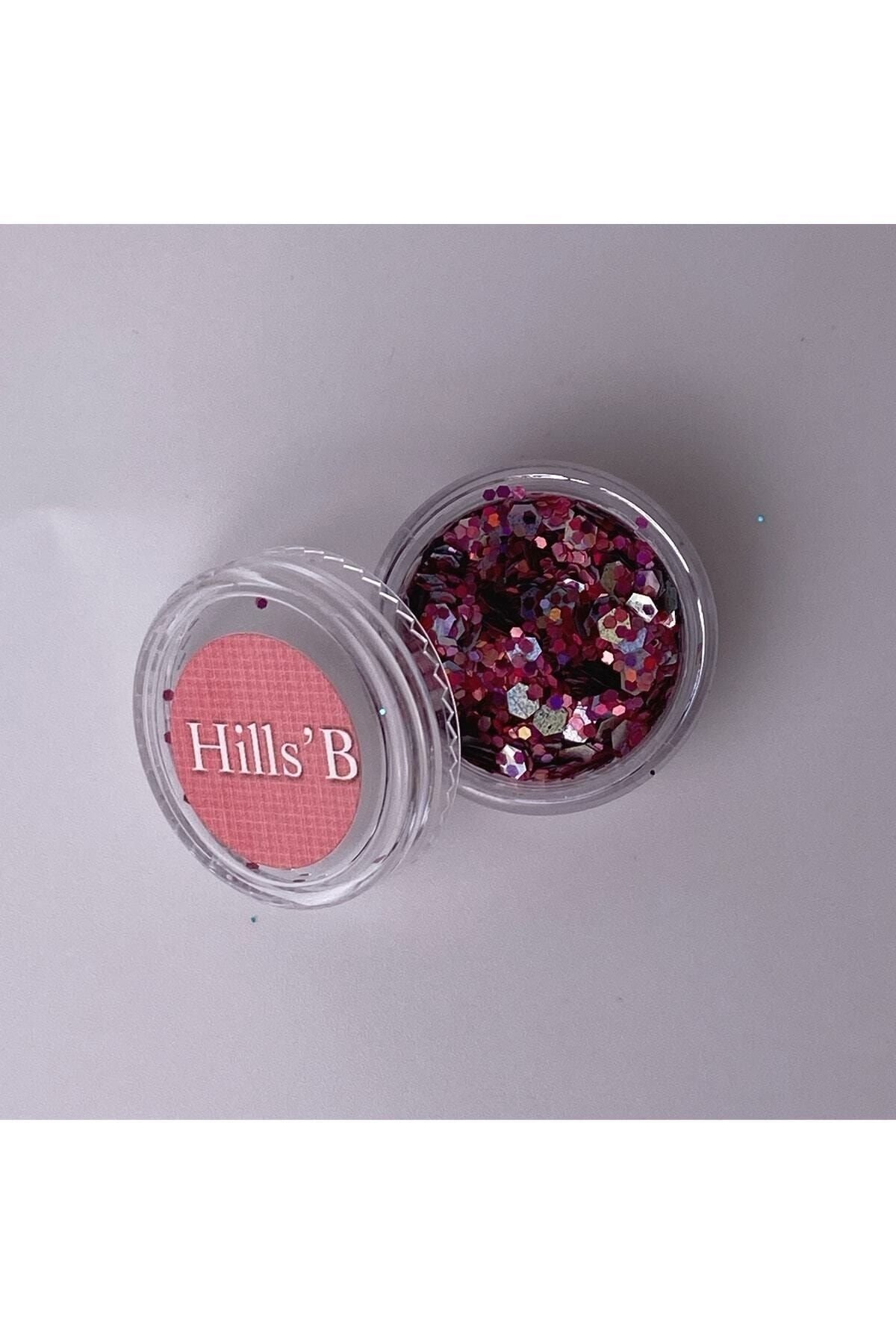 Hills’b Pink Glitter Pul 5ml/5gr - Görsel 2