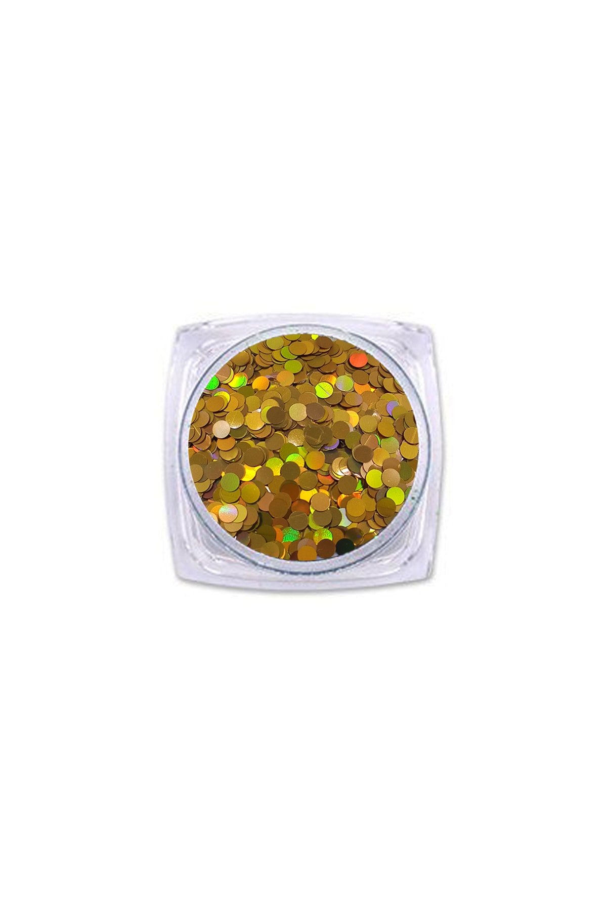 Epoksi Süsleme Glitter Yuvarlak Gold Pul 5gr