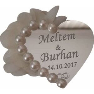 Söz Nişan Nikah Kına Hediyelik Ayna Pleksi Magnet 25 Adet