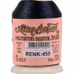 Polyester Oya Ve Dantel Ipliği 20 Gr No:50 6 Kat - 455