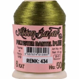 Polyester Oya Ve Dantel Ipliği 20 Gr No:50 6 Kat - 434