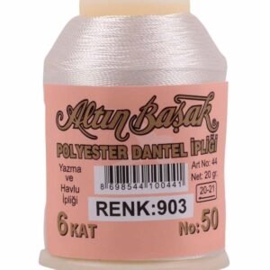 Polyester Oya Ve Dantel Ipliği 20 Gr No:50 6 Kat - 903