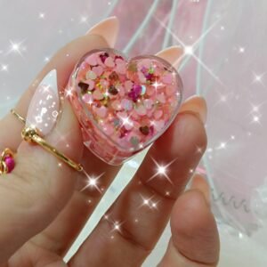 Mini kalp   kutu glitter& göz farı &yüz ve vücut simi
