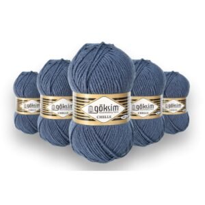 Chells El Örgü Ipi 5'li Paket Desaryou (3515-denim)