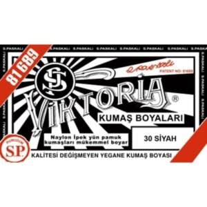 Kumaş Boyası Toz Siyah - 10-13 gr No 30 Siyah