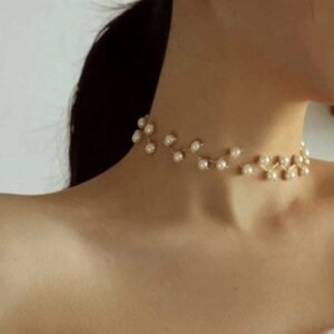 Inci Detaylı Choker Kolye