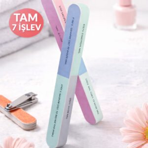 7 Aşamalı Kolay Taşınabilir Tırnak Törpüsü