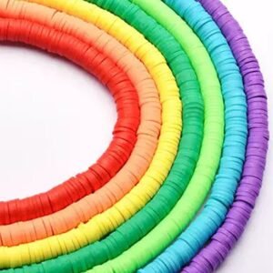 7 Renk Fimo Boncuk Seti Fimo Hamuru Bileklik Kolye Yapım Yardım Boncuk