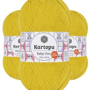 Baby One Anti-pilling Örgü Ipi K1321 Hardal Sarı Efe
