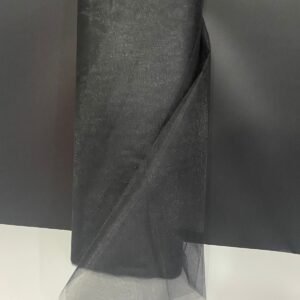Siyah Süsleme Tülü, Bohça Çeyiz Gelin Damat Söz Nişan Nikah Kapı Konvoy Valiz Hediye Süsü, 100x300cm