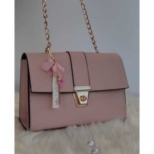 Pembe Kadın Şık Tasarım Omuz Çanta