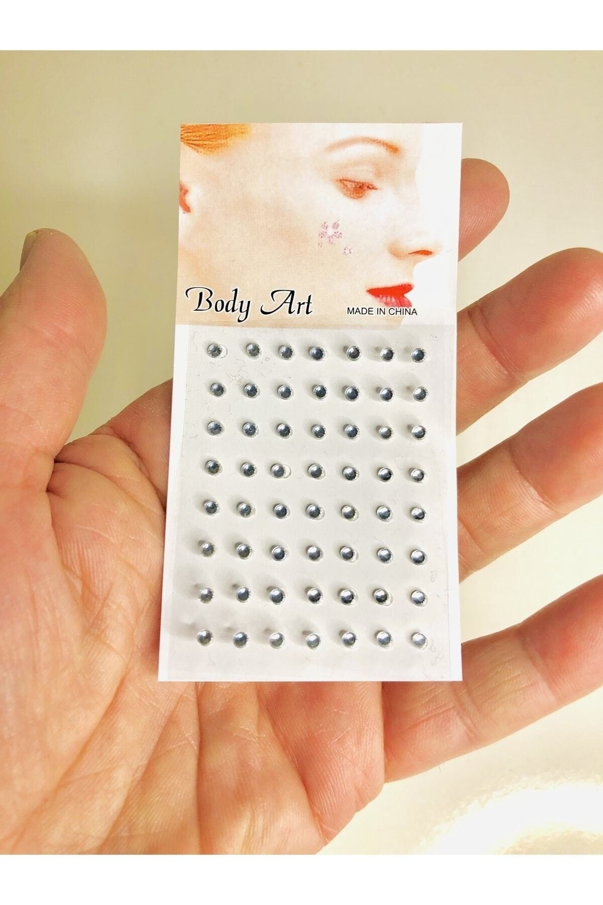 Vücut Ve Yüz Sticker Makyaj Taşı Yapışkan Yüz Taşı Festival Taşı Kristal Yüz Taşı - Görsel 2