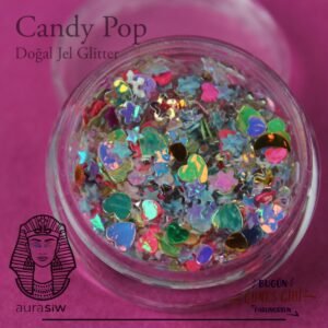 Candy Pop - Jel Formlu Doğal Glitter