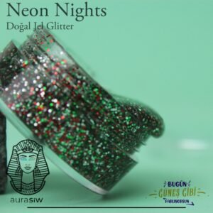 Neon Nights - Jel Formlu Doğal Glitter