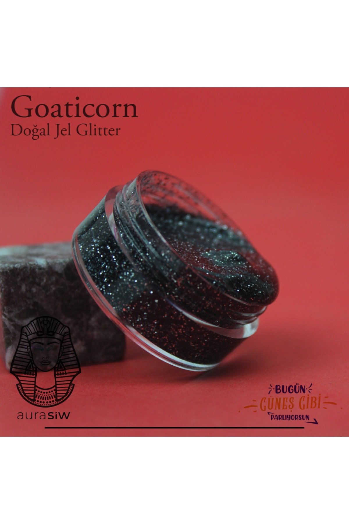 Goaticorn - Jel Formlu Doğal Glitter