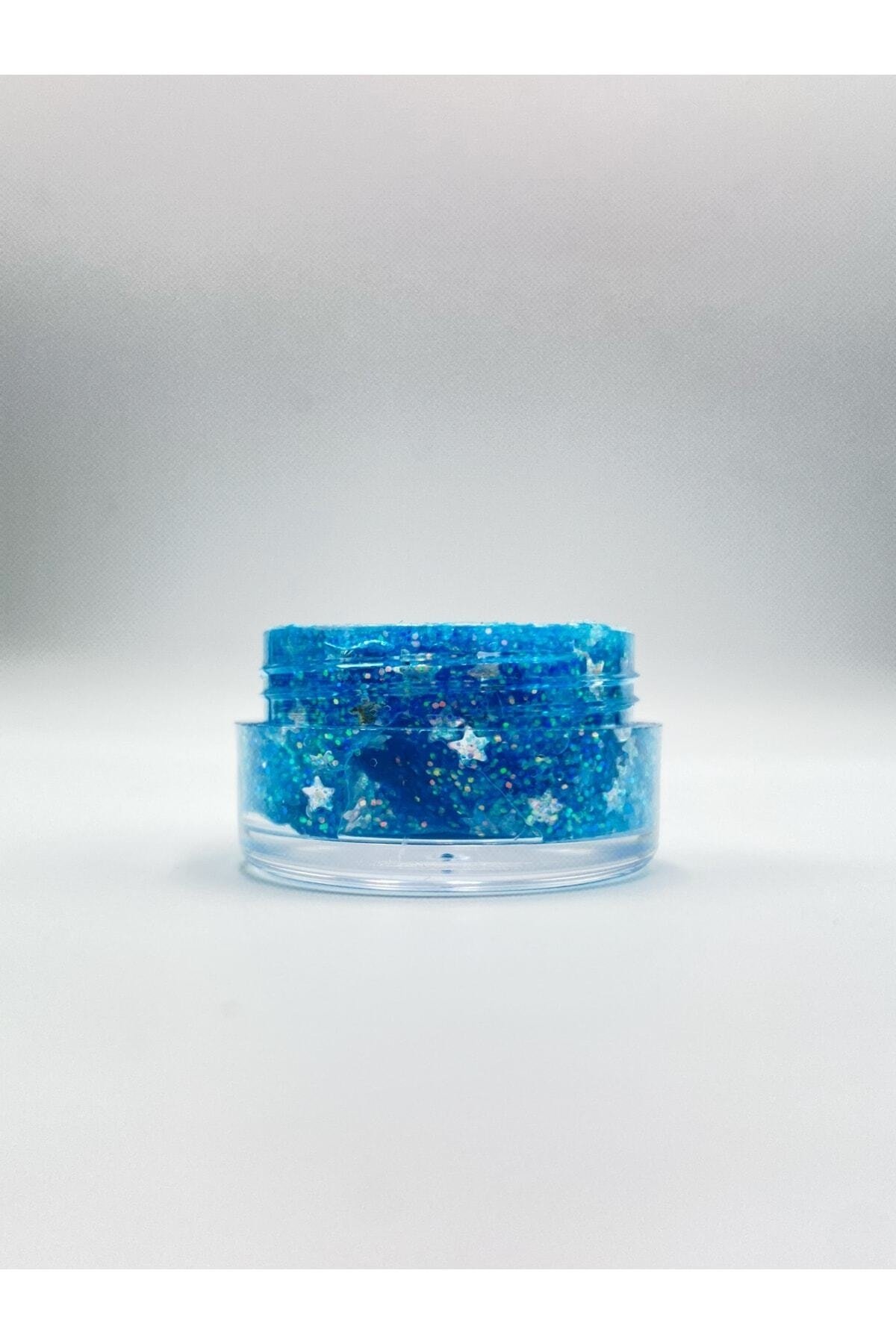 Jel Formlu Parlak Glitter - Sky Blue - Görsel 2