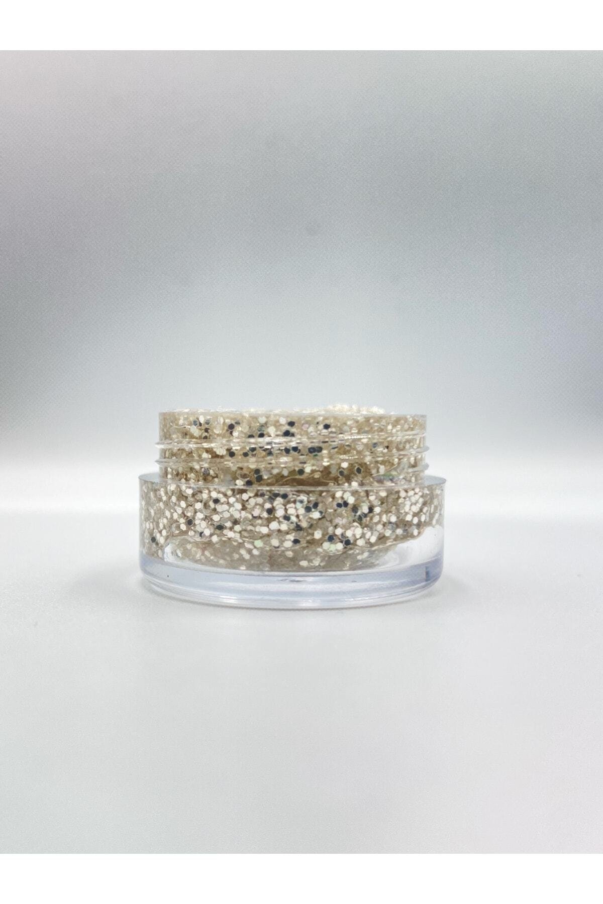 Jel Formlu Parlak Glitter - Platinum - Görsel 2