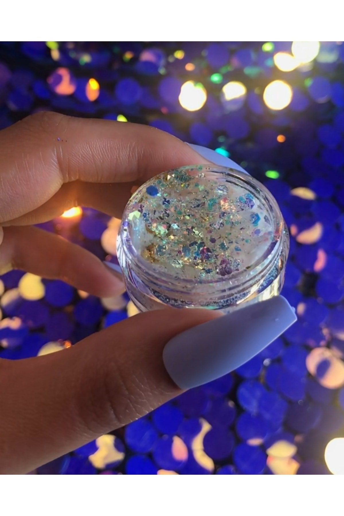 Glitter Beyaz Bukalemun - Görsel 3