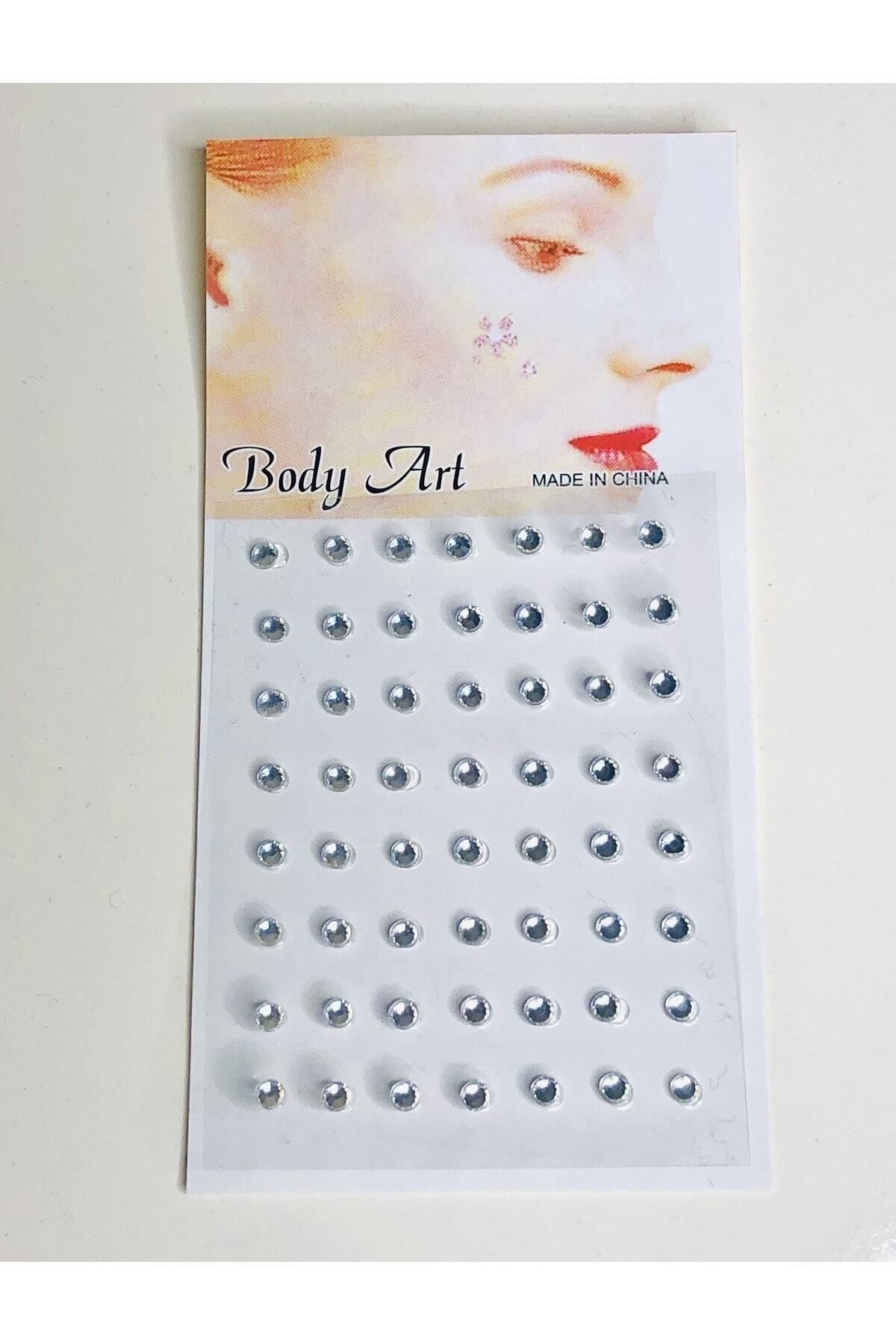 Vücut Ve Yüz Sticker Makyaj Taşı Yapışkan Yüz Taşı Festival Taşı Kristal Yüz Taşı - Görsel 3